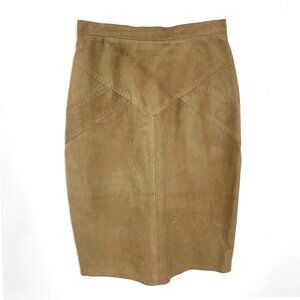 Vintage Danier 90s Y2K Suede Pencil Skirt